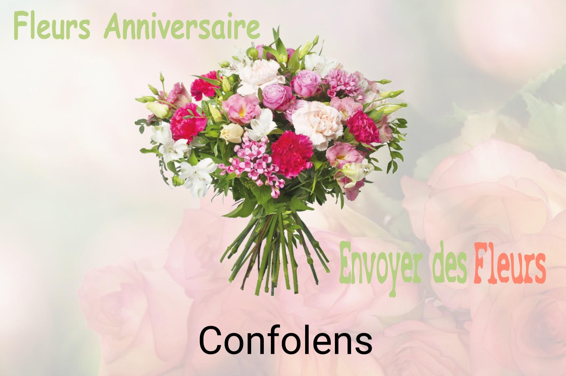 Bouquet de fleurs d’anniversaire livré à Confolens